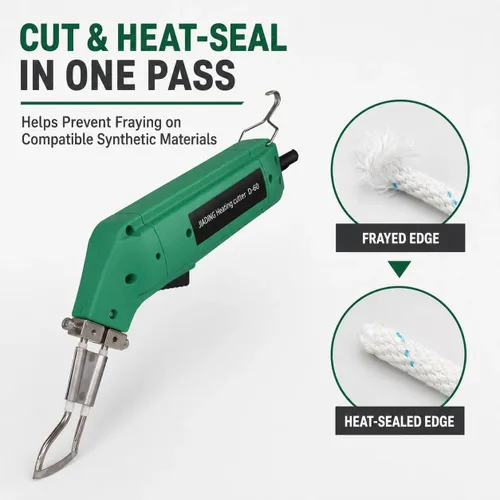 Vista 8 de Sellador térmico eléctrico del cortador de la cuerda de nylon del cuchillo