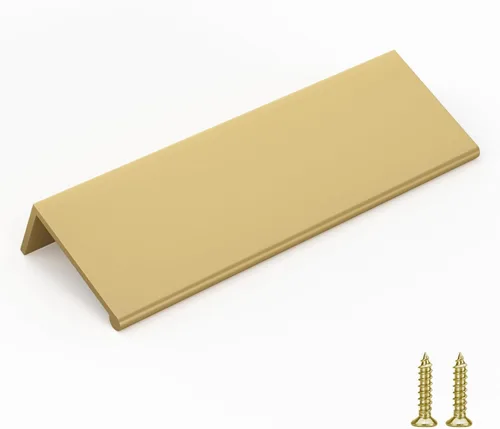 Vista 22 de Goldenwarm - Paquete de 10 tiradores negros de 2-1/2 pulgadas con borde de dedo, tiradores para cajones de cocina, color negro mate, manijas