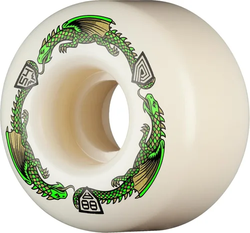 Vista 33 de Ruedas de patineta Powell Peralta Dragon Formula 88A, A2, 54mm x 39mm