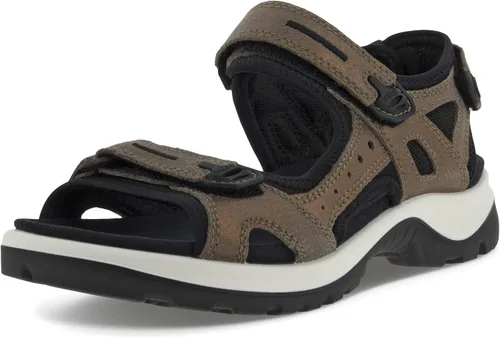 Vista 39 de ECCO Yucatan, sandalia deportiva para mujer Aire/Nubuck azul polvoriento