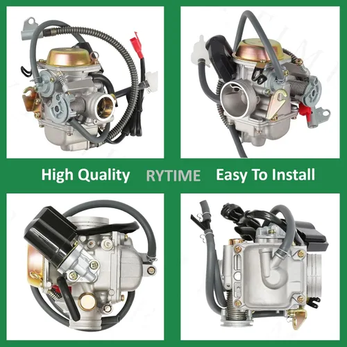Vista 6 de PD24J GY6 Carburador de 150cc Compatible para Ciclomotor ATV Go Kart Scooter 125cc 150cc 4-Tiempos Motor 150cc Kazuma Taotao Roketa SunL Baja Eagle