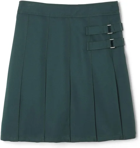 Vista 14 de French Toast Girls Adjustable Waist Pleated-Front Two-tab Scooter Azul marino