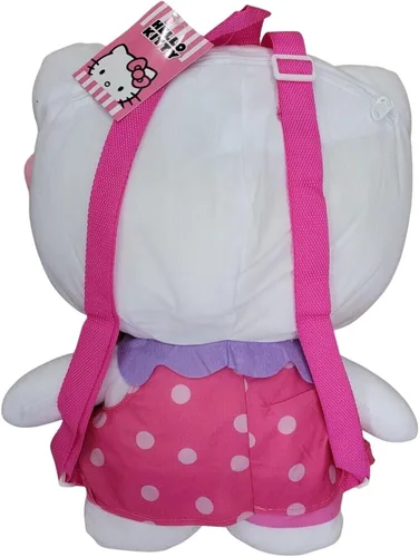 Vista 2 de Fast Forward Mochila de felpa con vestido y lunares de Hello Kitty