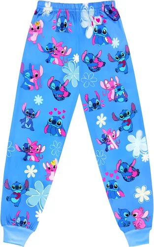 Vista 3 de MOTHAF Conjunto de pantalón de dibujos animados para niñas pequeñas, camiseta de personajes lindos, 2 piezas, ropa de manga larga, traje de fiesta