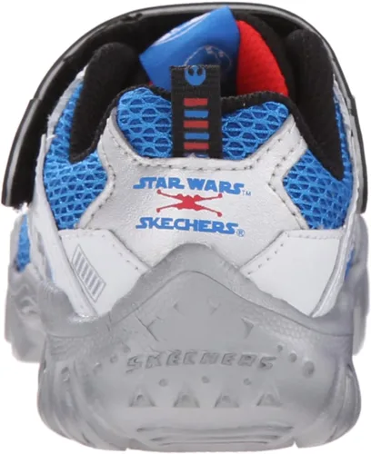 Vista 3 de Star Wars Skechers R2D2 Damager III Astronech - Tenis para niños pequeños
