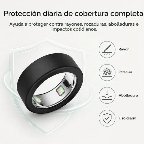 Vista 3 de Compaitble con anillo Oura Gen 5 cubierta