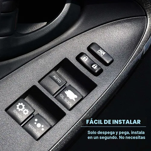 Vista 7 de 2 piezas de adhesivos de novedad para coche o camión, vinilo transparente, estilo moderno, impermeable, redondo, para uso en interiores, tema
