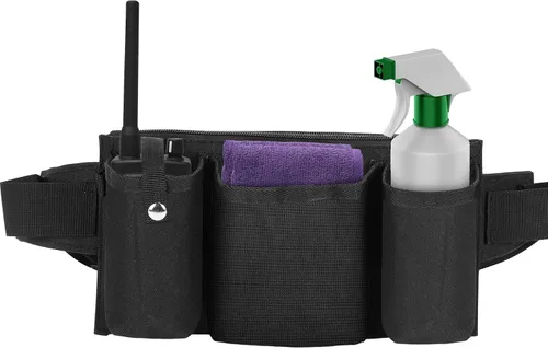 Vista 12 de Bolsa de herramientas, cinturón de bolsa de herramientas de cintura, funda para botella, delantal de herramientas de trabajo resistente