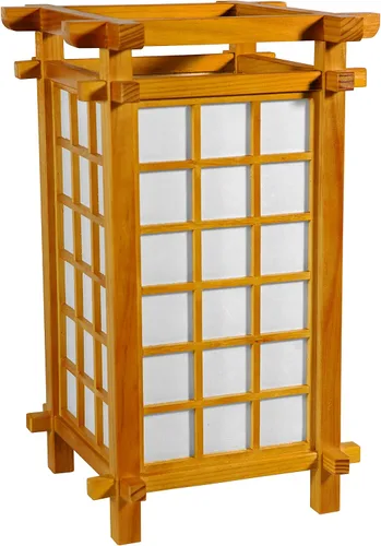 Vista 5 de Red Lantern Lámpara Ido de 17", palisandro Nogal