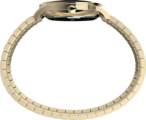 Vista 2 de Timex - Reloj moderno de 1260pulgadas para mujer fácil lectura DoradoBlanco Gold-ToneWhite