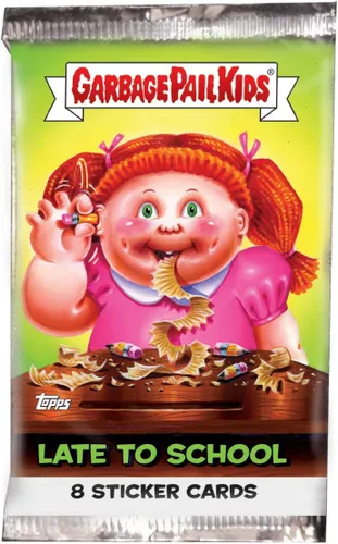 Vista 2 de Topps Cubo de basura 2020 Serie 1 para niños: caja de valor "Late to School