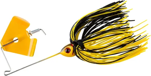 Vista 17 de Booyah Pond Magic Señuelo de pesca de róbalo con hoja giratoria para aguas pequeñas