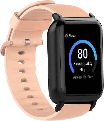 Vista 4 de Lamshaw Compatible con 3Plus Vibe Plus Band, correa de silicona de repuesto suave con hebilla de acero inoxidable para compatible con 3Plus Vibe
