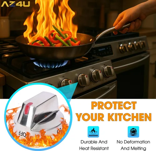 Vista 9 de AZ4U 5 piezas DG64-00473A - Perilla para horno, compatible con Samsung Gas Range NX58F5700WS NX58K7850SS NX58H5600SS NX58J7750SS NX58M6850SS