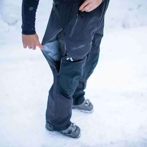 Vista 6 de Flylow Pantalón Baker Bib impermeable transpirable para esquí y snowboard para hombre