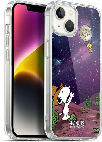 Vista 43 de Head Case Designs Funda de gel con licencia oficial de Peanuts Nebula Cactus Needles Snoopy Space Cowboy [protección de grado militar] compatible