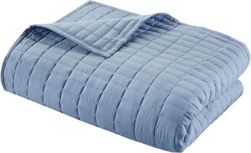 Vista 8 de Comfort Spaces Funda para sofá cama de lujo de doble cara - Acolchado, ropa de cama acogedora para todas las estaciones con falda de cama, fundas a