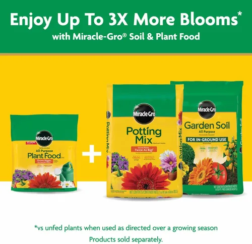 Vista 12 de Miracle-Gro - Alimento soluble en agua para plantas multiusos, fertilizante para todas las plantas de interior o exterior, incluyendo rosas, flores
