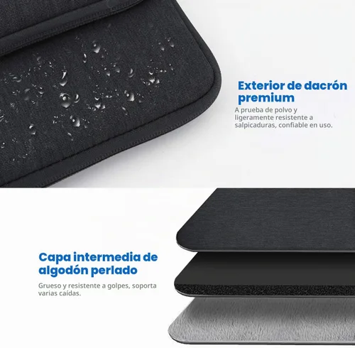 Vista 4 de Dadanism - Funda para tablet de 13.3 pulgadas, para iPad Pro de 13 pulgadas, M4 2024, iPad Air de 13 pulgadas, iPad Pro de 12.9 pulgadas, Galaxy Tab