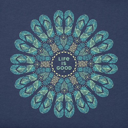 Vista 5 de Life is Good. Vee trituradora para mujer Azul más oscuro