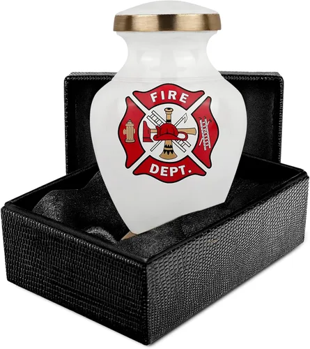 Vista 8 de Trupoint Memorials Urnas de cremación para cenizas humanas, urna de entierro decorativa militar y patriótica para veteranos hombres y mujeres