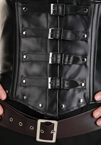 Vista 5 de Disfraz de asesino Ninja para mujer talla grande