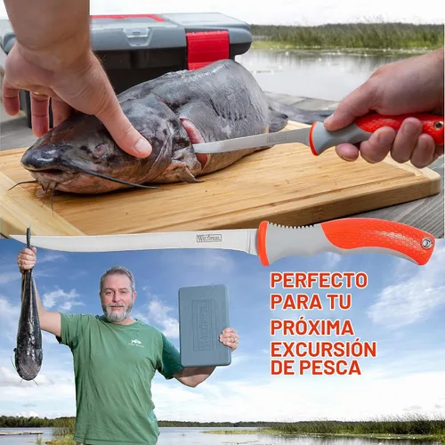 Vista 5 de Wild Fish - Juego de filetes de pescado de 6 piezas, juego multiusos ideal para limpiar peces y muchas otras tareas de cocina
