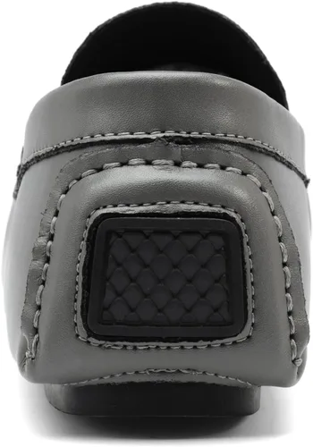 Vista 5 de VANDESK Mocasines casuales para hombre, mocasines suaves para hombre, ligeros, para conducir, barco, zapatos de oficina, zapatos de vestir blancos
