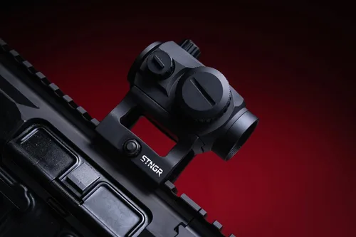 Vista 8 de STNGR Axiom II Red Dot Sight Bundle, 2 MOA con soporte QD incluido