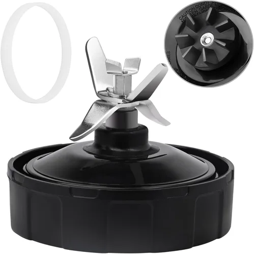 Vista 8 de Paquete de 2 piezas de repuesto para licuadora Ninja – Cuchilla de licuadora Ninja de grado premium de 7 aletas para vasos de licuadora Ninja