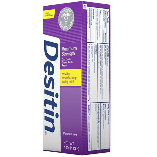 Vista 6 de Pasta para sarpullido de pañal Desitin Maximum Strength, 4 onzas, 6