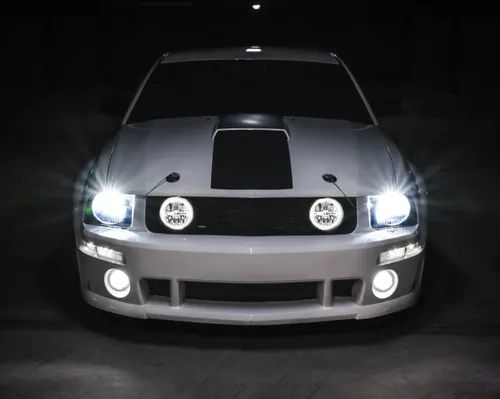 Vista 4 de iJDMTOY Reemplazo de lámpara antiniebla de conducción de alta potencia de 30 W, estilo de carreras de rally de carreras, con anillo de halo LED