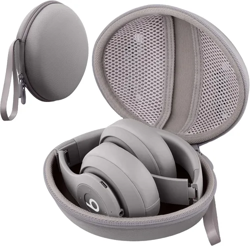 Vista 11 de co2CREA para audífonos Beats Studio Pro / Studio3 / Solo4 / Solo3, estuche de viaje rígido compatible con audífonos inalámbricos de diadema Beats