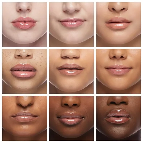 Vista 4 de Paquete de 6 lápices labiales de gelatina de flores de cristal, bálsamo labial nutritivo de larga duración, hidratante mágico que cambia