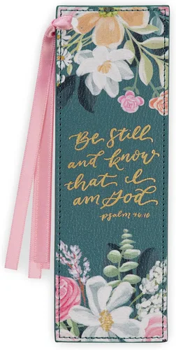 Vista 46 de Christian Art Gifts - Marcapáginas premium de piel sintética vegana con escritura bíblica para mujeres: Cuando ella habla - Proverbios 31:26, Marrón