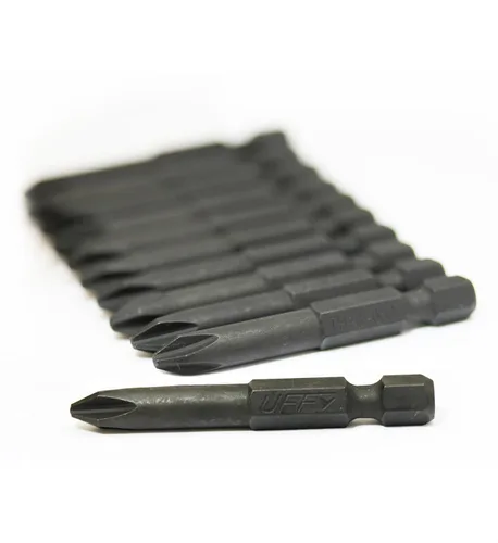 Vista 33 de UFFY - Insertar 1" pulgadas Phillips PH # 1 Power Impact Bit 10 pack 1/4 Hex