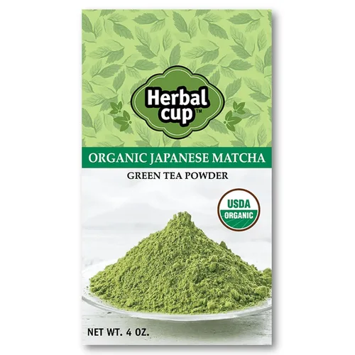 Vista 10 de Herbal Cup Té Orgánico Japonés Matcha Ashwagandha Shatavari, 2oz