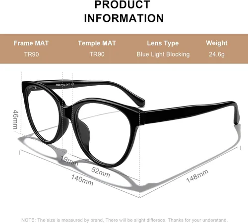 Vista 6 de Gafas de lectura para mujer, antiluz azul, para lectura de computadora, lupa para leer
