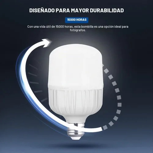 Vista 9 de Bombillas LED NEEWER E26 de 35 W, paquete de 2, 3150 lúmenes/5700 K/CRI 93+