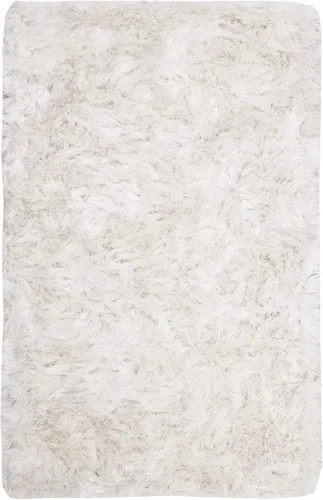 Vista 8 de SAFAVIEH Ocean Shag Collection - Alfombra decorativa, 2 x 3 pies, marfil, hecha a mano, sólida, 2.4 pulgadas de grosor, ideal para zonas de alto