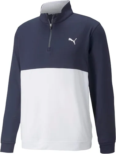 Vista 5 de PUMA GOLF Gamer Colorblock 14 Zip para hombre