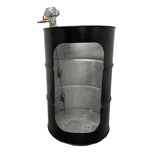 Vista 8 de COSMOSTAR Agitador neumático de 55 galones 1/8HP Bung Mount Tanque Mezclador de tambor Mezclador neumático de soporte, soporte de máquina