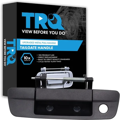 Vista 54 de TRQ Manija de compuerta trasera reforzada de metal cromado compatible con Dodge Ram 1500 2009-2010 2010 2500 3500 2011-2012