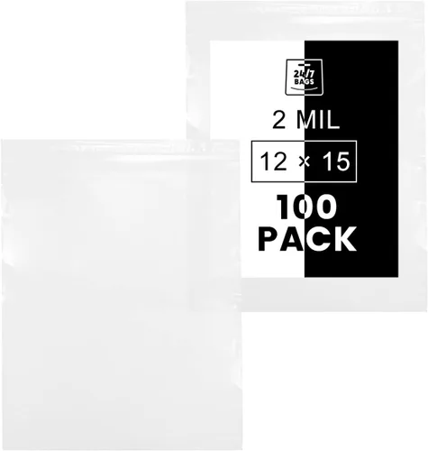 Vista 21 de Bolsas de plástico de polietileno transparentes con cierre de cremallera resellable de 6" x 9" (1000 bolsas) de 2 mil