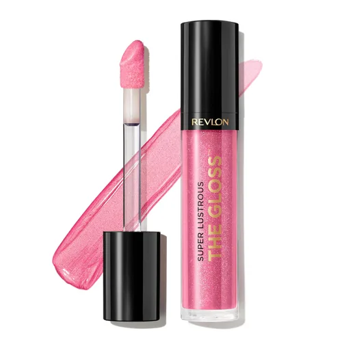 Vista 18 de Revlon - Brillo de labios, Super Lustrous The Gloss, no es pegajoso, acabado de alto brillo 200 Crystal Clear