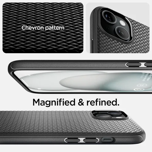 Vista 11 de Spigen Mag Armor MagFit - Funda diseñada para iPhone 15, para iPhone 14 (2023) [protección de grado militar] compatible con MagFit, color negro mate