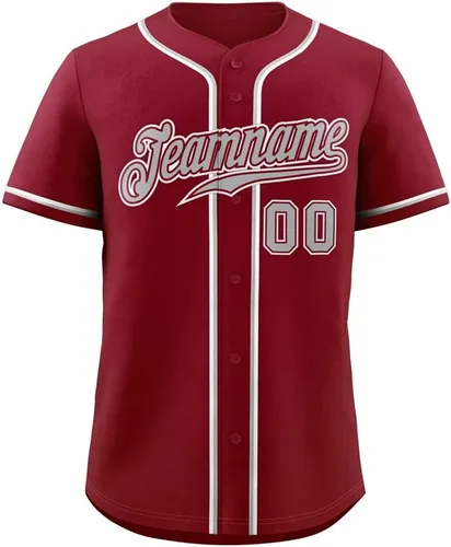 Vista 11 de Camisetas de béisbol personalizadas para hombres, mujeres, niños, camisetas con botones, personalizadas, número de nombre impreso o cosido