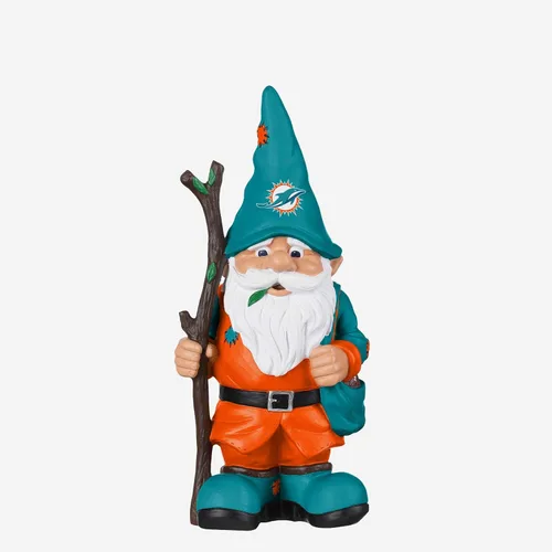 Vista 4 de FOCO NFL Team Logo Holding Stick Garden Statue Outdoor Gnome