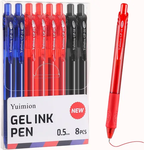 Vista 9 de Bolígrafos a Granel, 30 Piezas Bolígrafos Retráctiles de Punta Media (1.0mm) Bolígrafos de Bola para Escritura Suave Regalos para Mujeres y Hombres