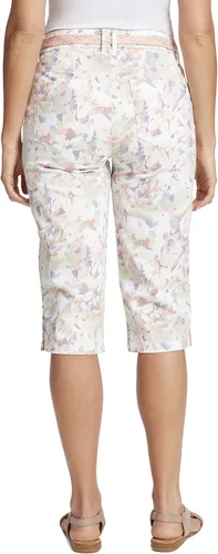 Vista 4 de Gloria Vanderbilt Mila - Pantalón corto con cinturón para mujer